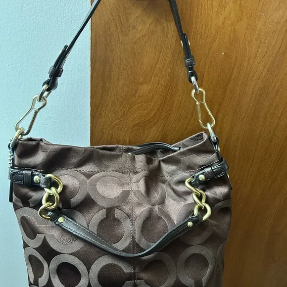 Coach Brooke Signature Brown Canvas Bag GO973-14147 - Picture 12 of 15